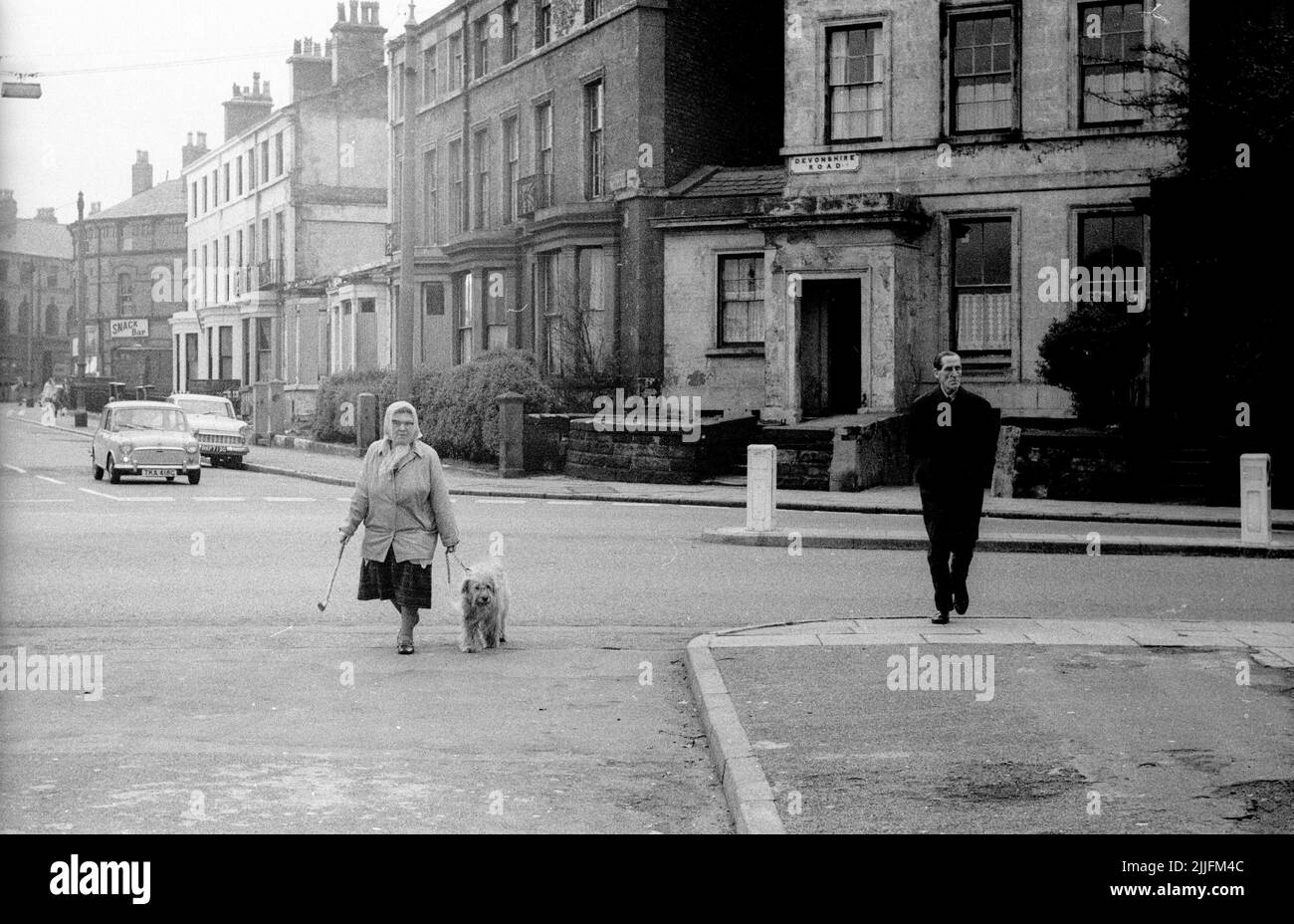 Devonshire Road, Liverpool, UK. 1970 Stock Photo