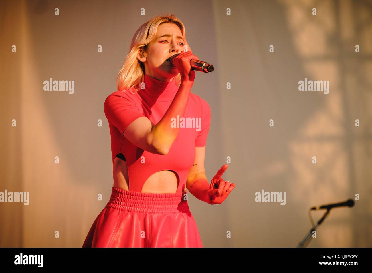 Stockholm, Sweden. 02nd, July 2022. The Swedish singer and songwriter