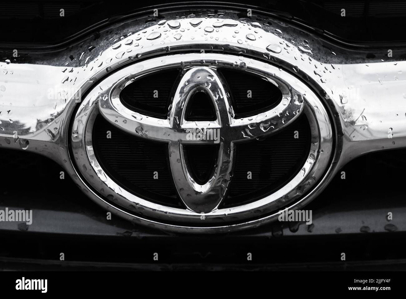 SaintPetersburg, Russia April 2, 2021 Toyota Motor Corporation