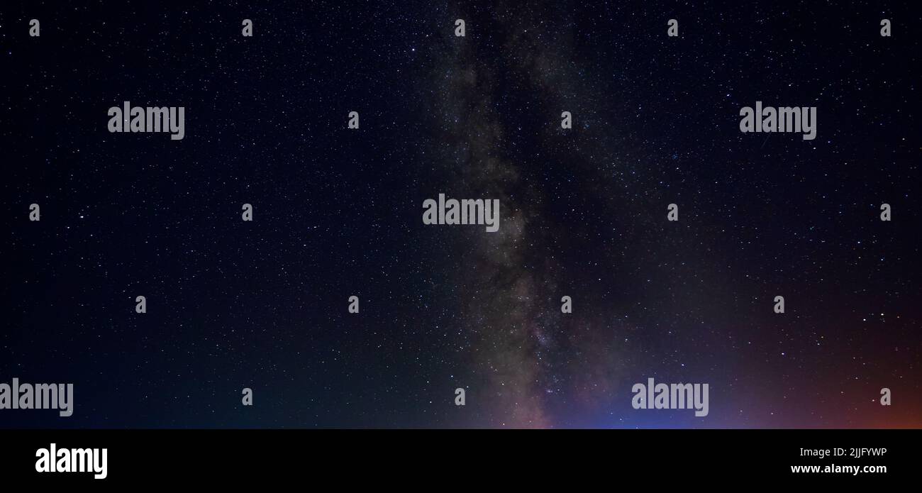 Night starry sky. Milky Way Abstract dark background Stock Photo - Alamy