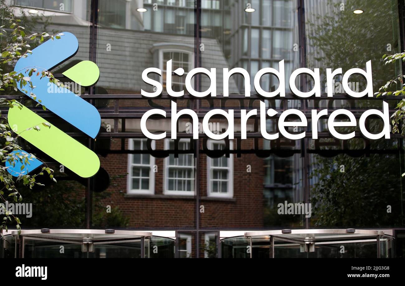 Standard chartered london headquarters hires stock photography and