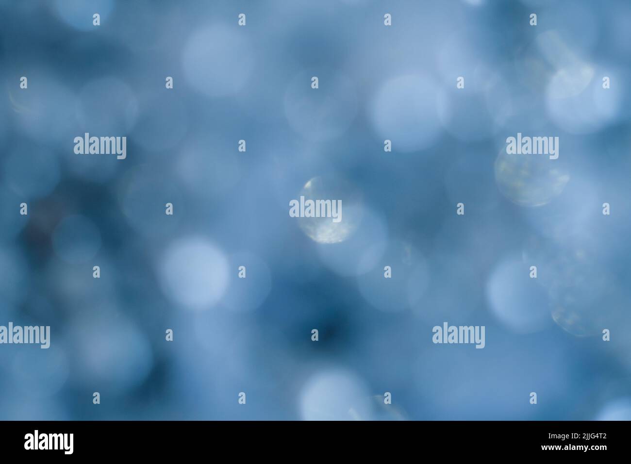 abstract lens flare blue defocused bokeh snow Stock Photo - Alamy