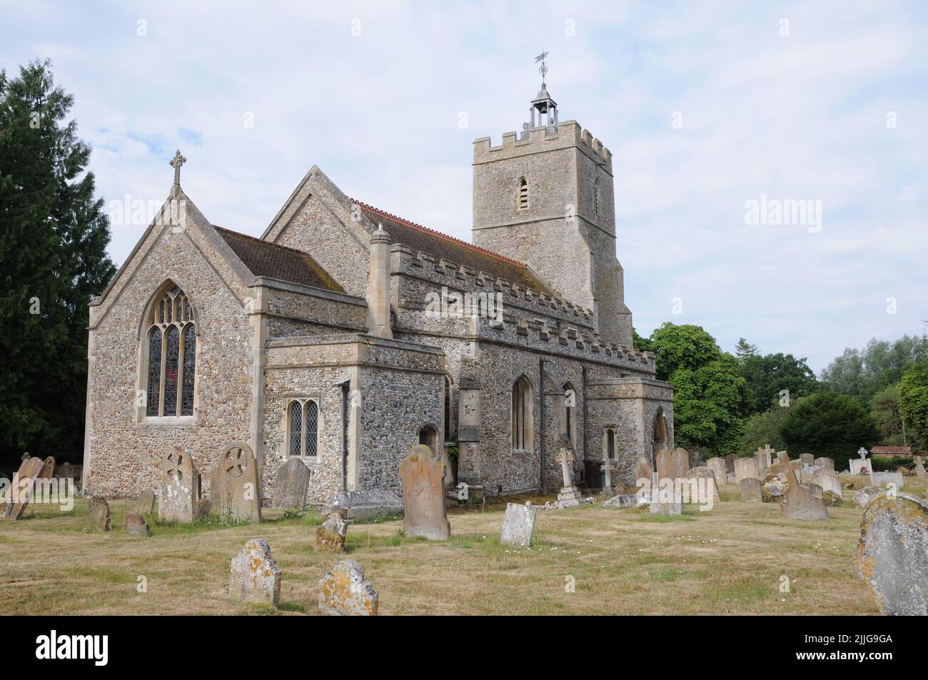 All Saints Church, Great Thurlow, Suffolk Stock Photo