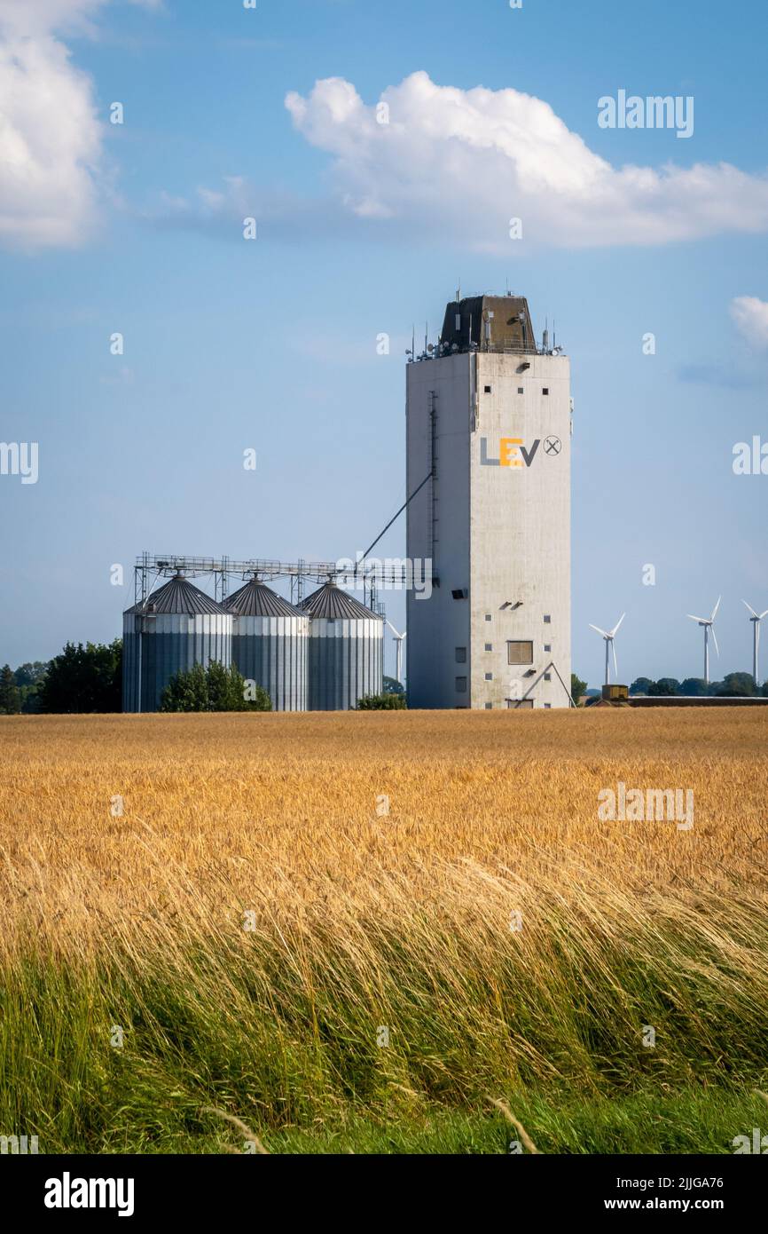 Germany, Agricultural Silos - Building Exterior, Storage and drying of ...