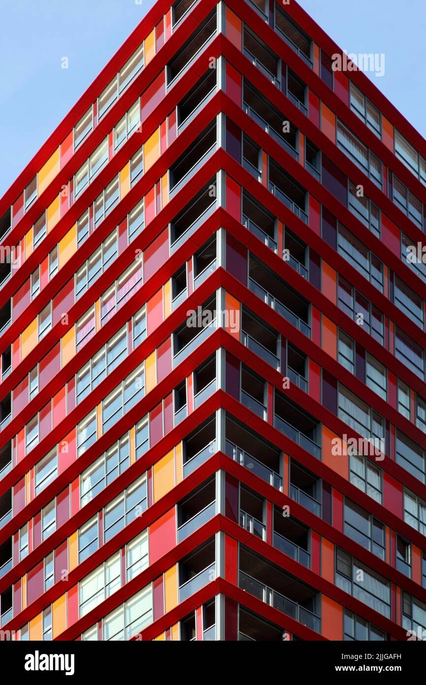 Calypso apartment building designed by Will Alsop, Rotterdam