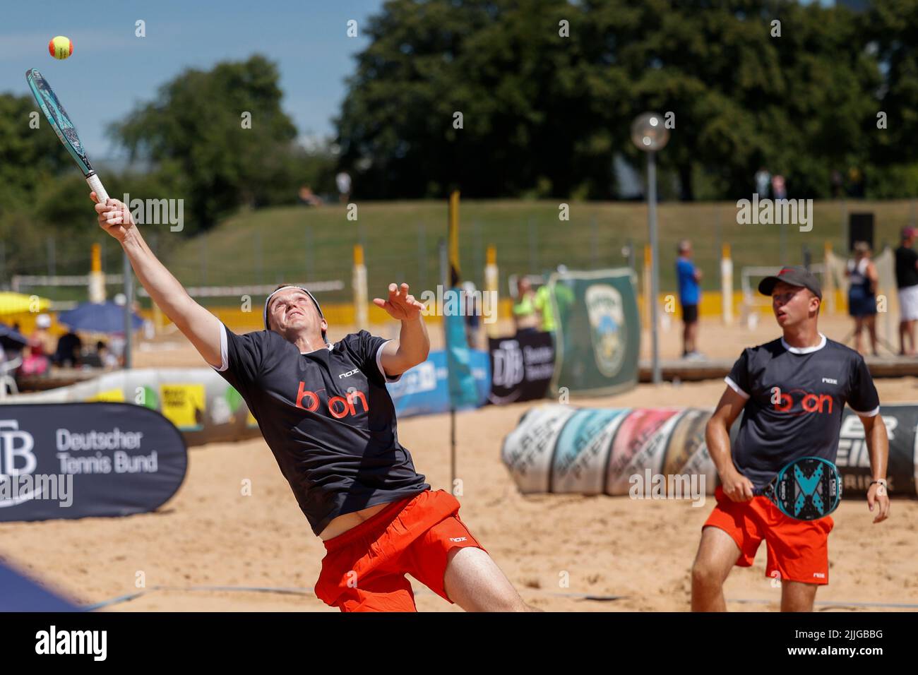 Beach Tennis Championships in Munich/Germany Stock Photo Alamy
