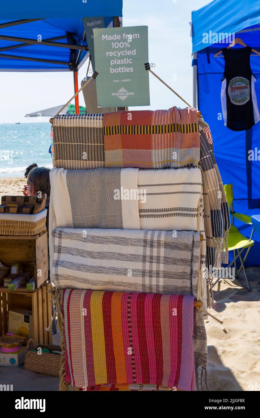 items made from 100 recycled plastic bottles for sale on Dorset ECO