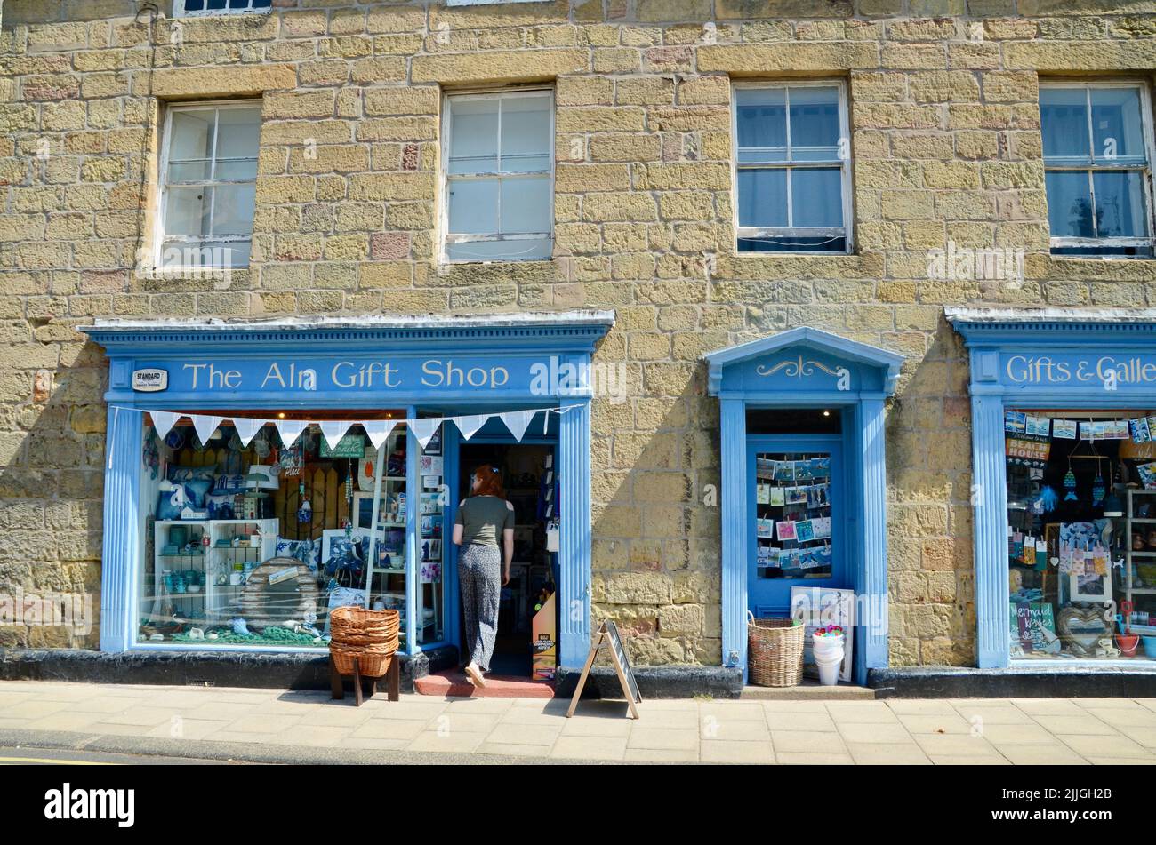 aln gift shop alnmouth northumberland england great britain 2022 Stock Photo