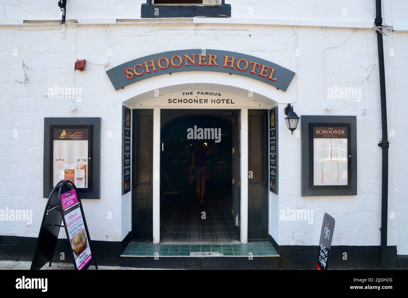 the haunted schooner hotel in alnmouth northumberland england great britain 2022 Stock Photo