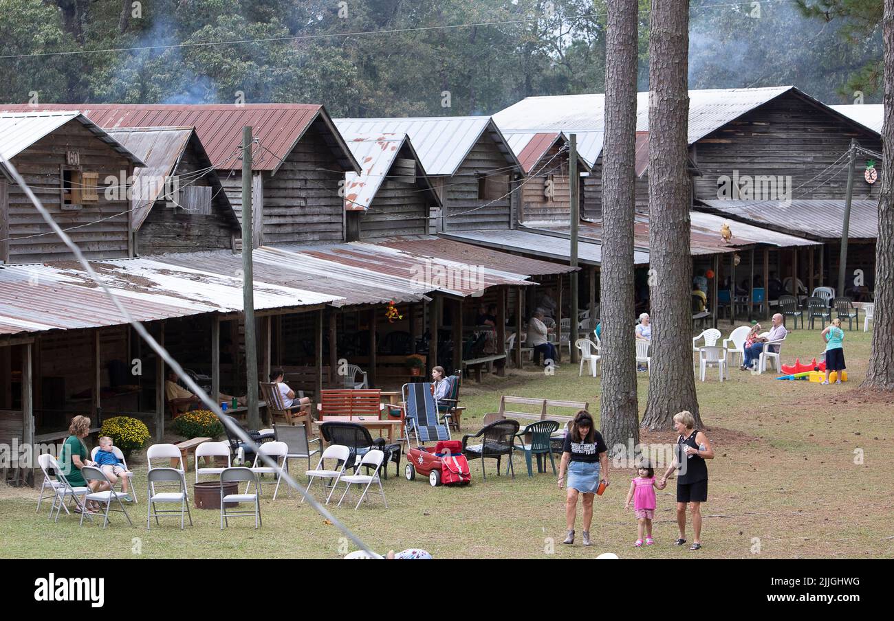 Indian Field Methodist Campground is a camp meeting site for the