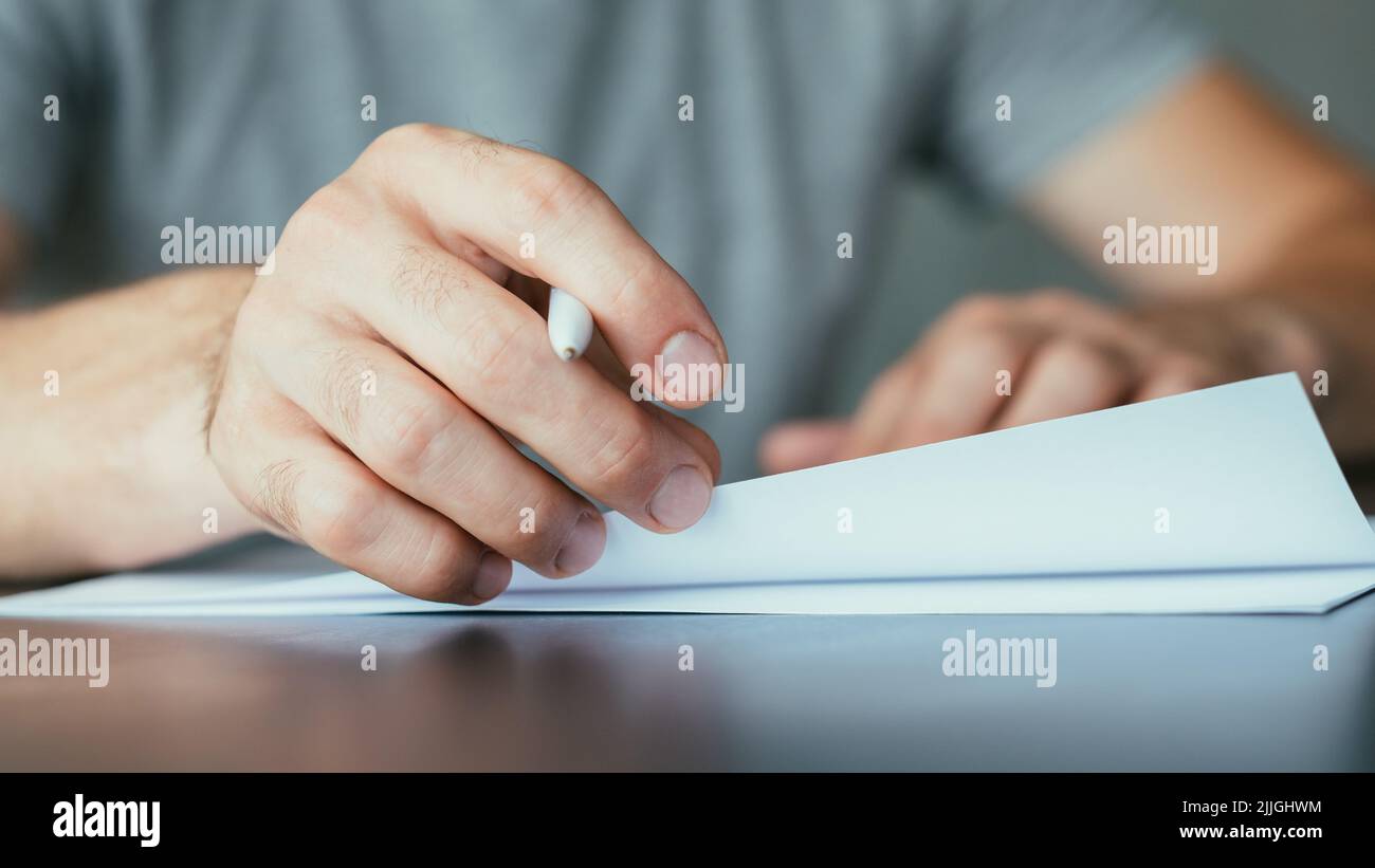 legal documents paperwork man signing contract Stock Photo Alamy