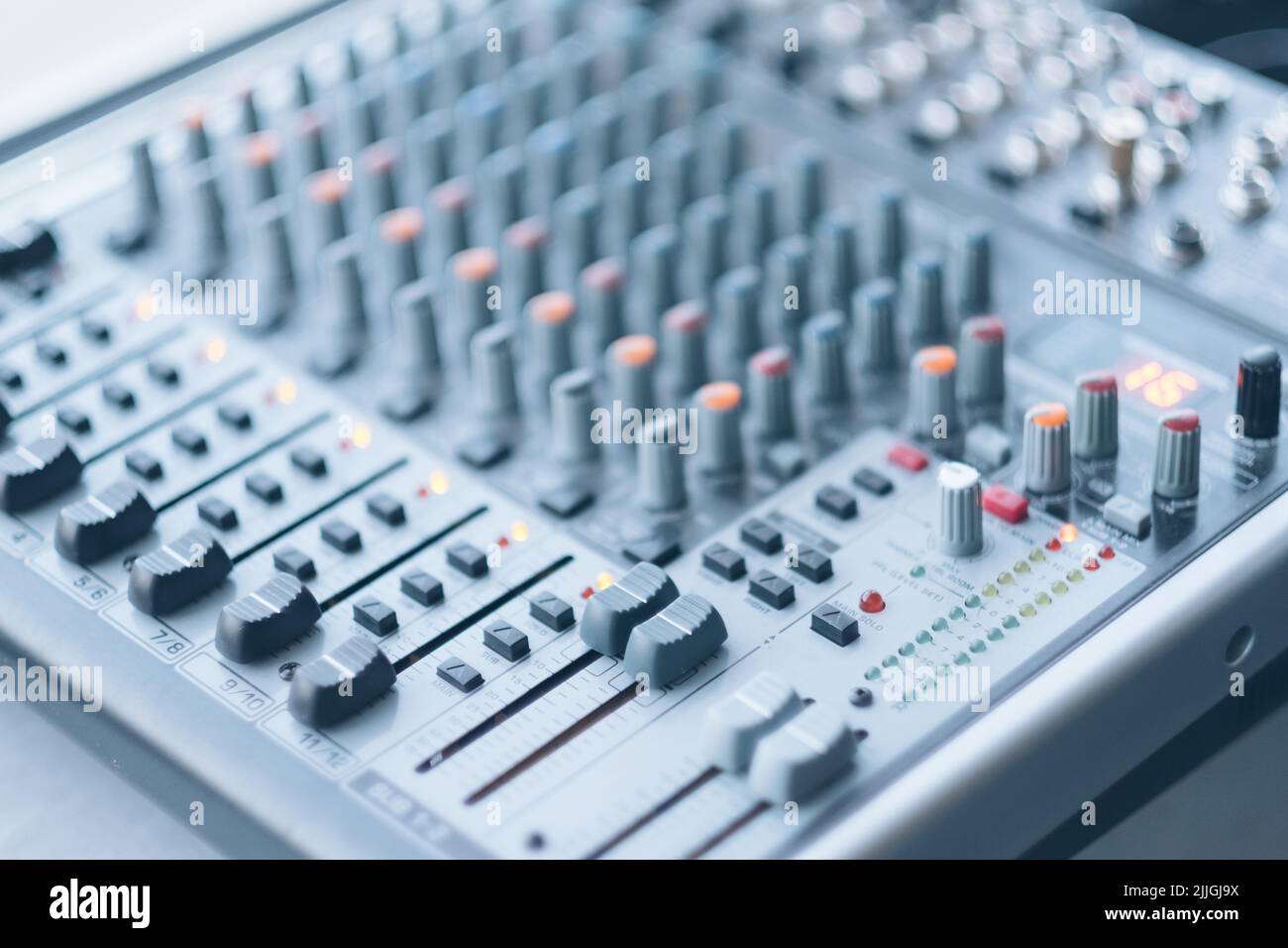 sound recording studio professional audio mixer Stock Photo Alamy