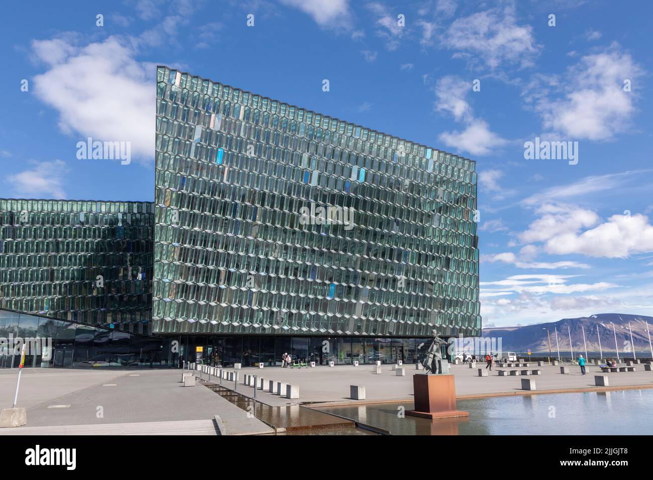 The Harpa conference centre in Reykjavík, Iceland Stock Photo
