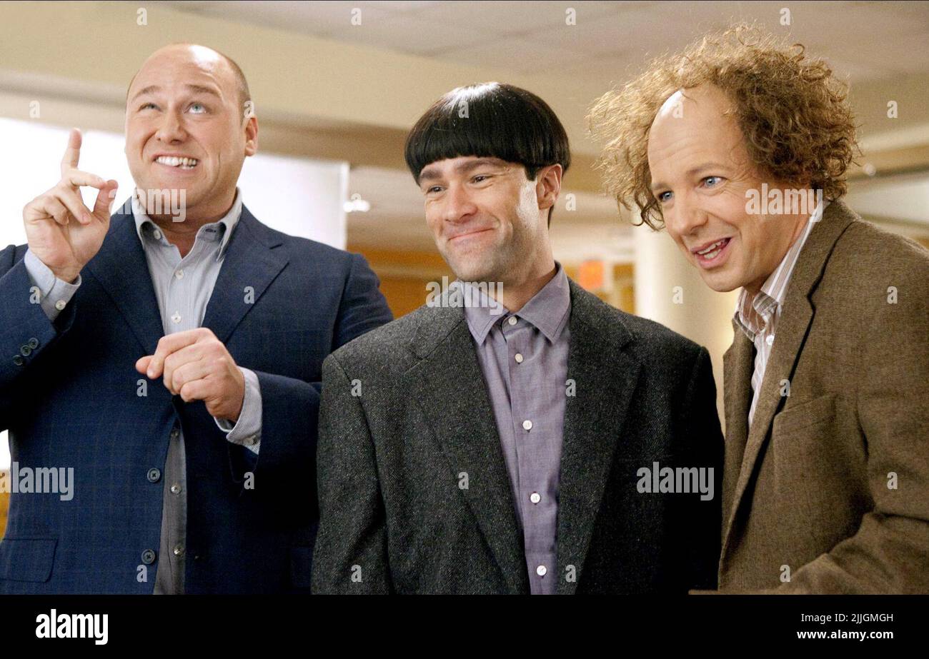 WILL SASSO, CHRIS DIAMANTOPOULOS, SEAN HAYES, THE THREE STOOGES, 2012 Stock Photo