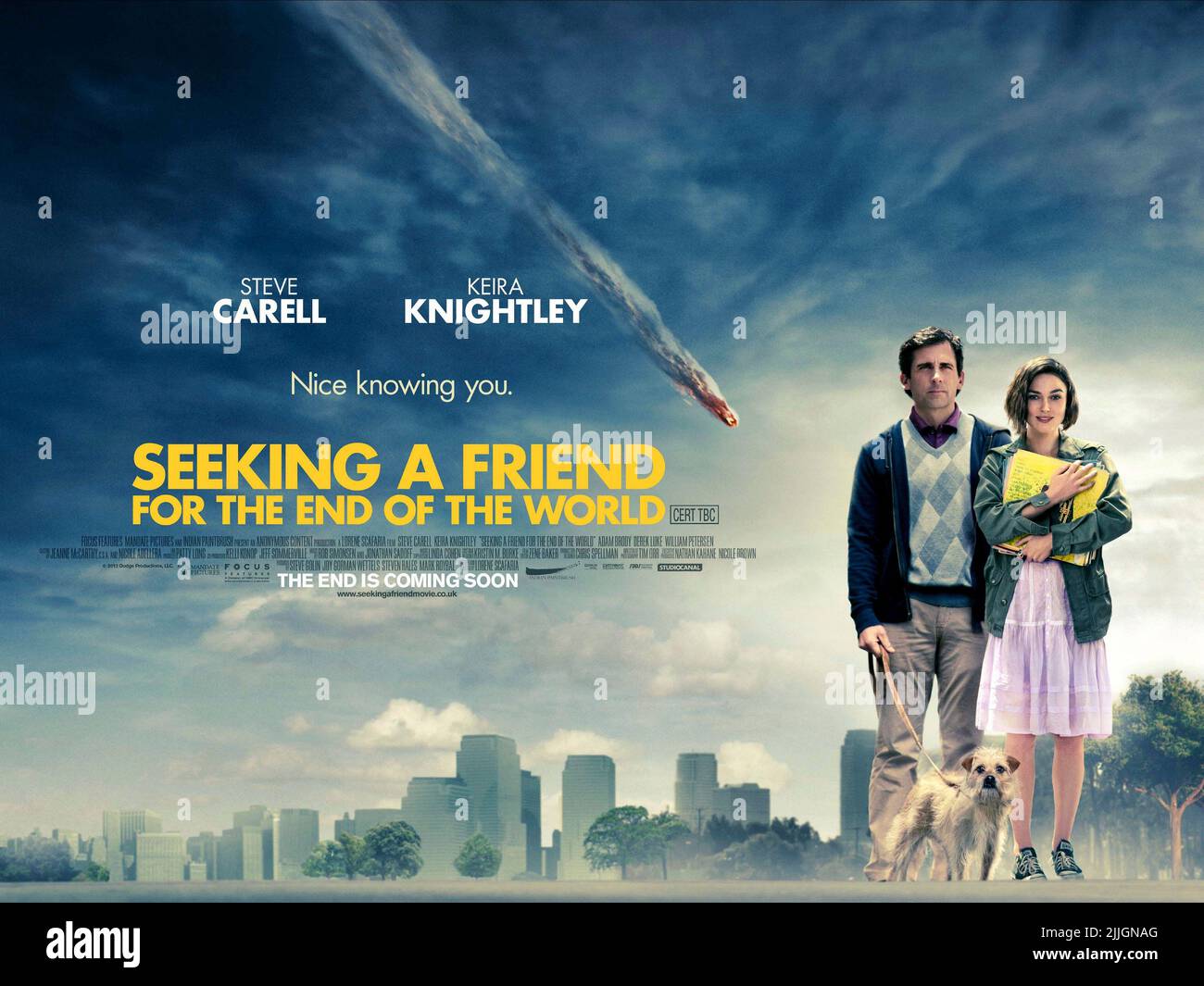 STEVE CARELL, KEIRA KNIGHTLEY, SEEKING A FRIEND FOR THE END OF THE WORLD, 2012 Stock Photo Alamy