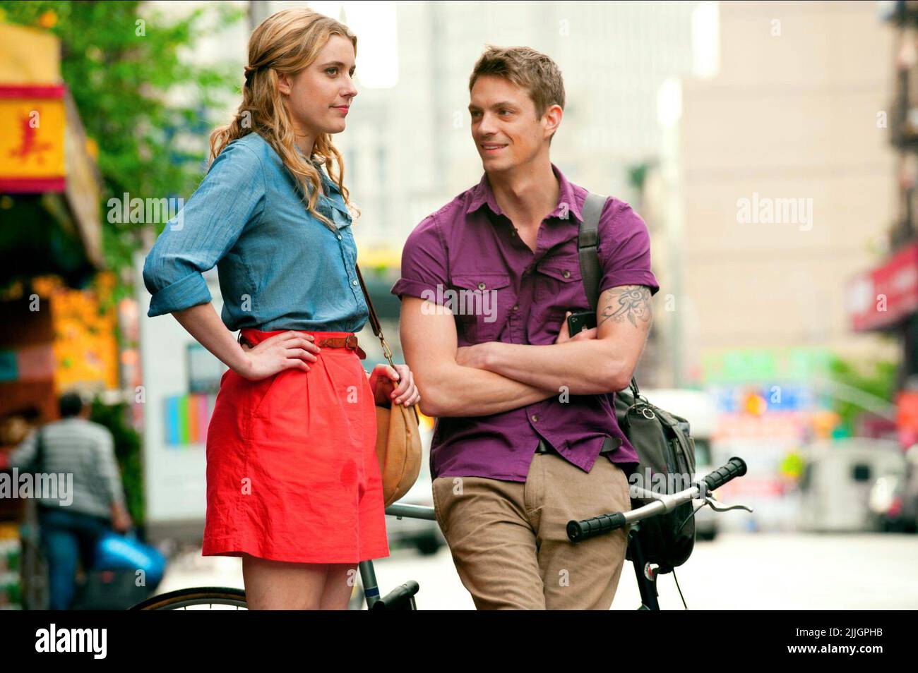 Greta Gerwig & Joel Kinnaman Film: Lola Versus (2012) Characters: Lola  Director: Daryl Wein 24 April 2012 **WARNING** This Photograph is for  editorial use only and is the copyright of FOX SEARCHLIGHT