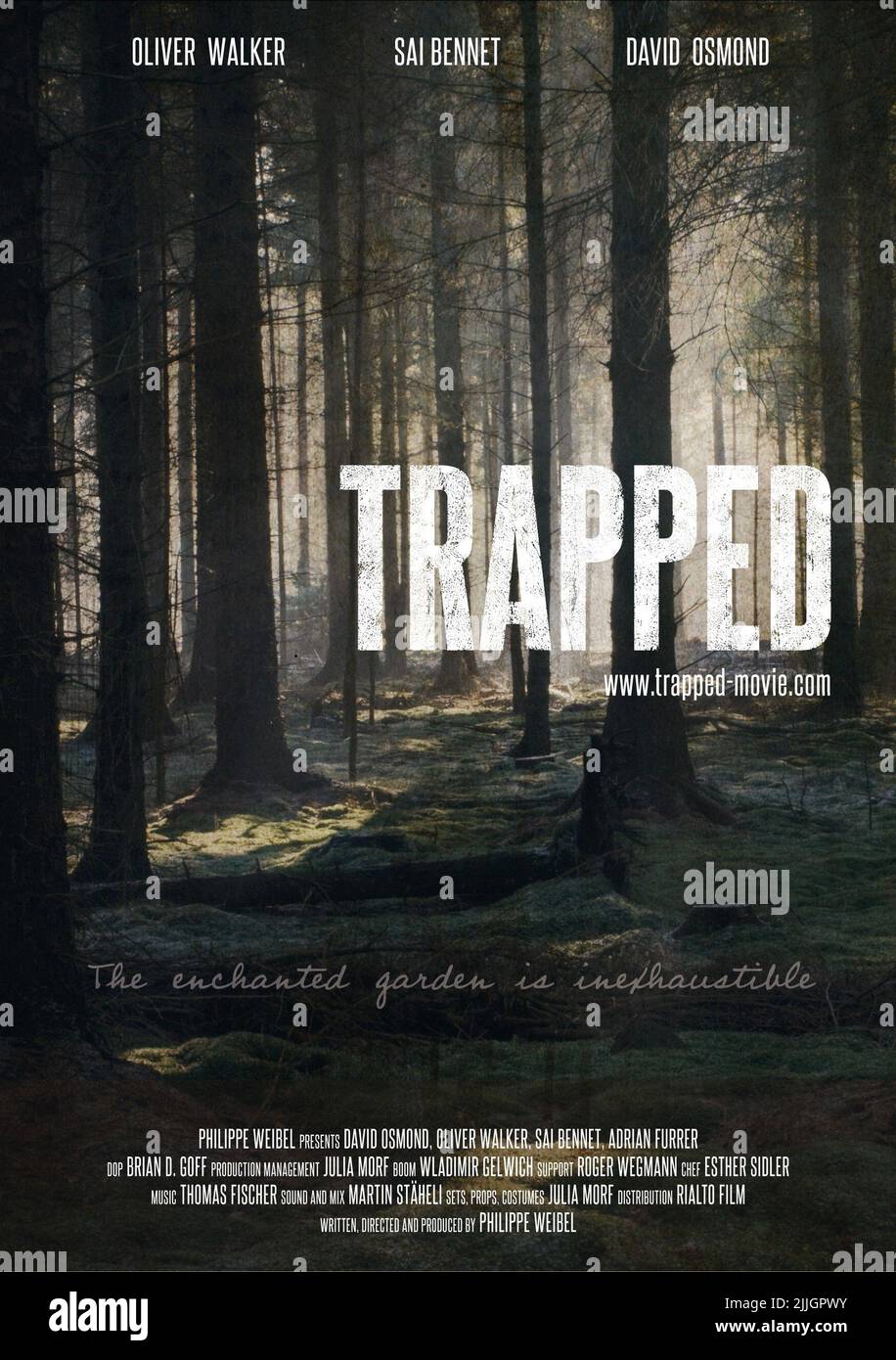 MOVIE POSTER, TRAPPED, 2012 Stock Photo