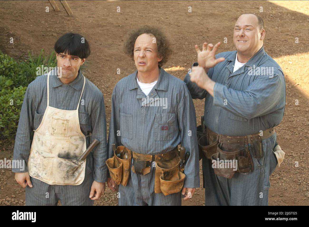 CHRIS DIAMANTOPOULOS, SEAN HAYES, WILL SASSO, THE THREE STOOGES, 2012 Stock Photo