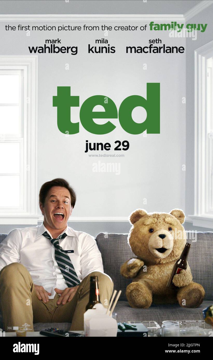 TED, MARK WAHLBERG POSTER, TED, 2012 Stock Photo - Alamy