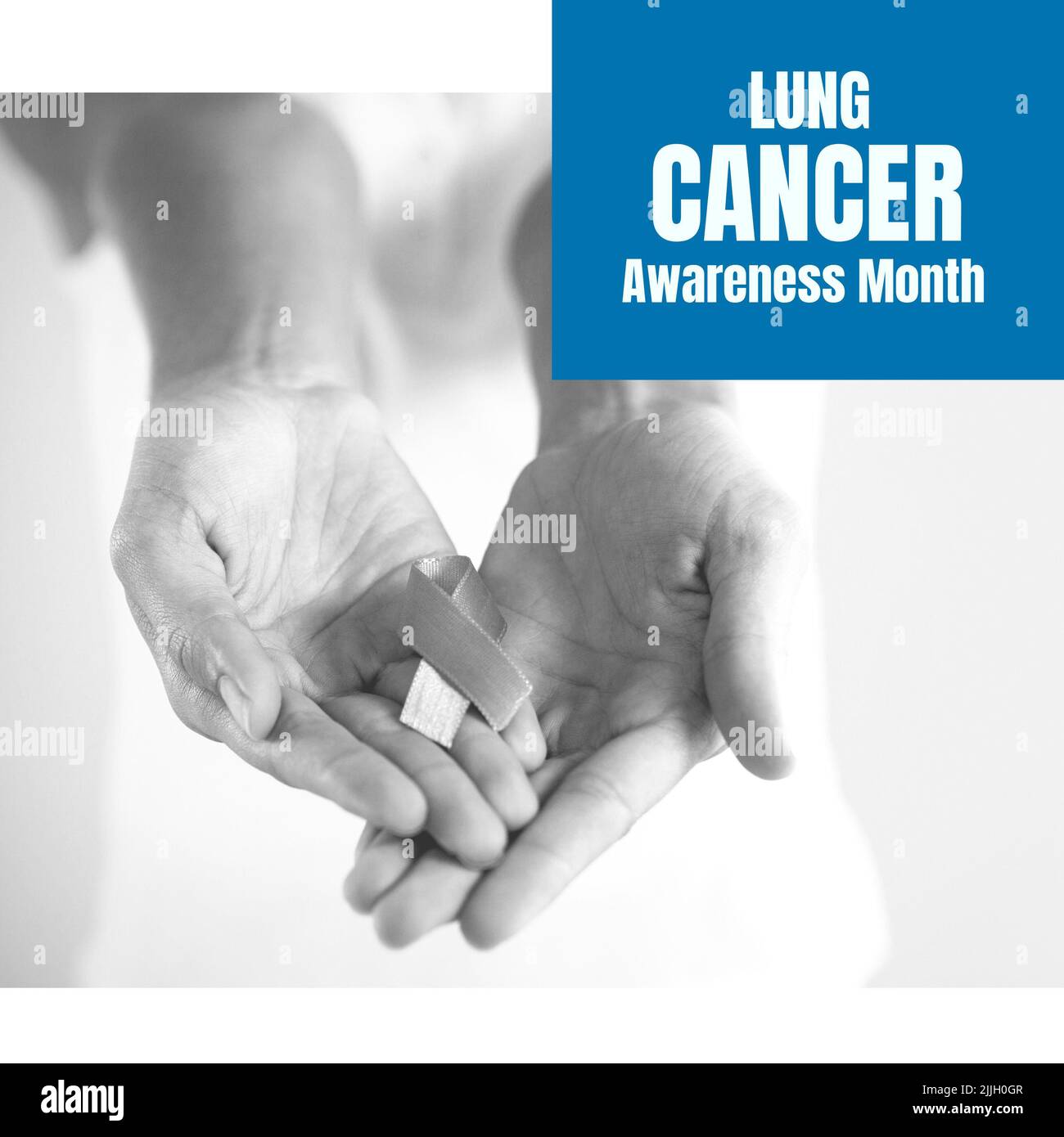 Lung Cancer Awareness Month. Realistic White ribbon symbol. Medical Design.  Vector illustration Stock Vector Image & Art - Alamy
