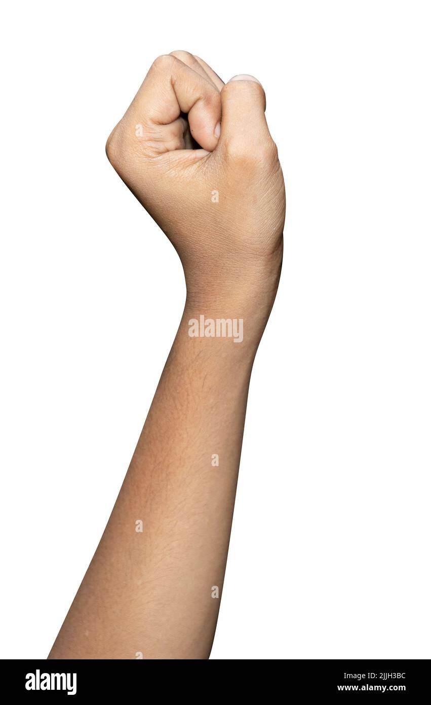 Hands isolated on white background Stock Photo - Alamy