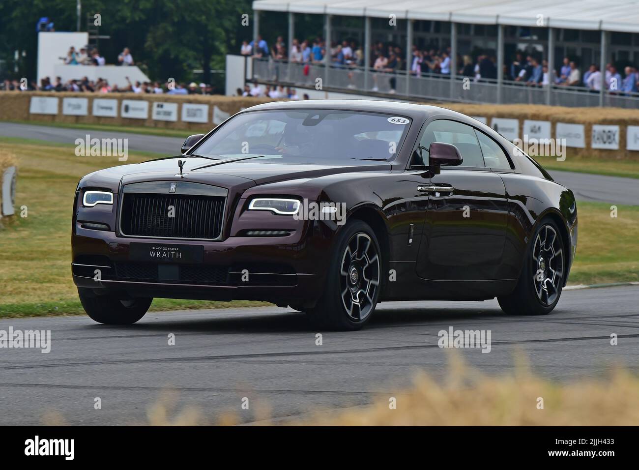 Rolls Royce Wraith Black Badge, Michelin Supercar Run, an opportunity to  see, hear and get up close to the world's most prestigious cars, and for a  l Stock Photo - Alamy