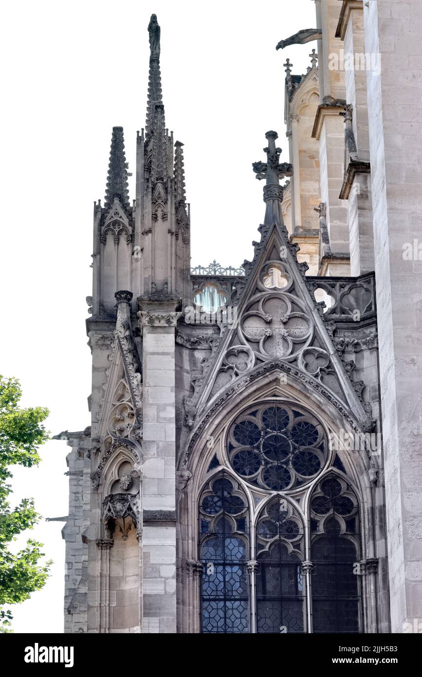 Gothic architecture of the Basilica of SaintDenis, a large former