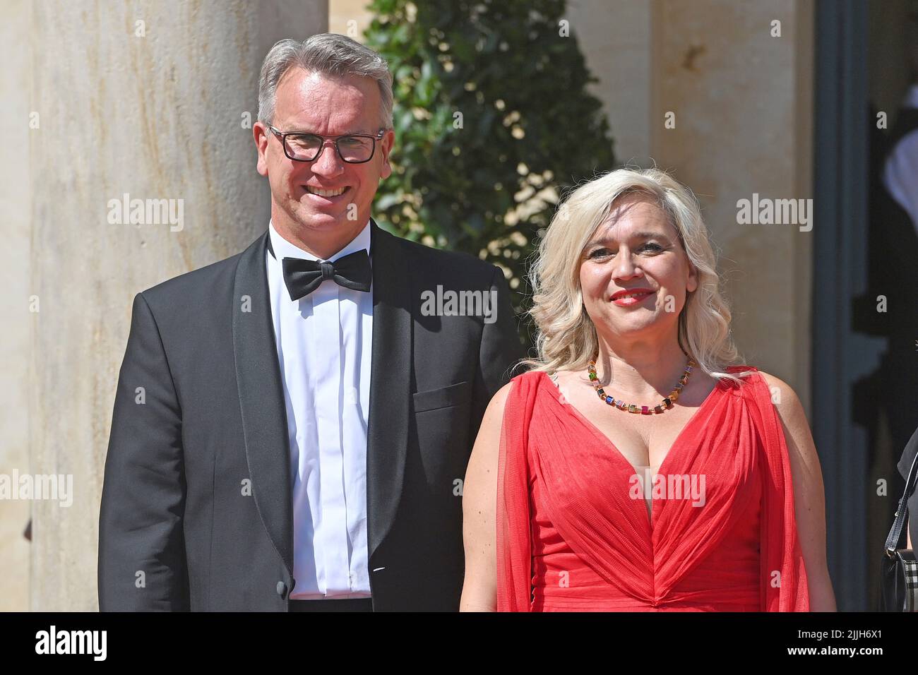Melanie HUML (CSU politician) with husband Markus Opening of the ...