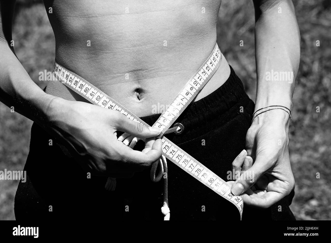 Waist waistline Black and White Stock Photos & Images Alamy