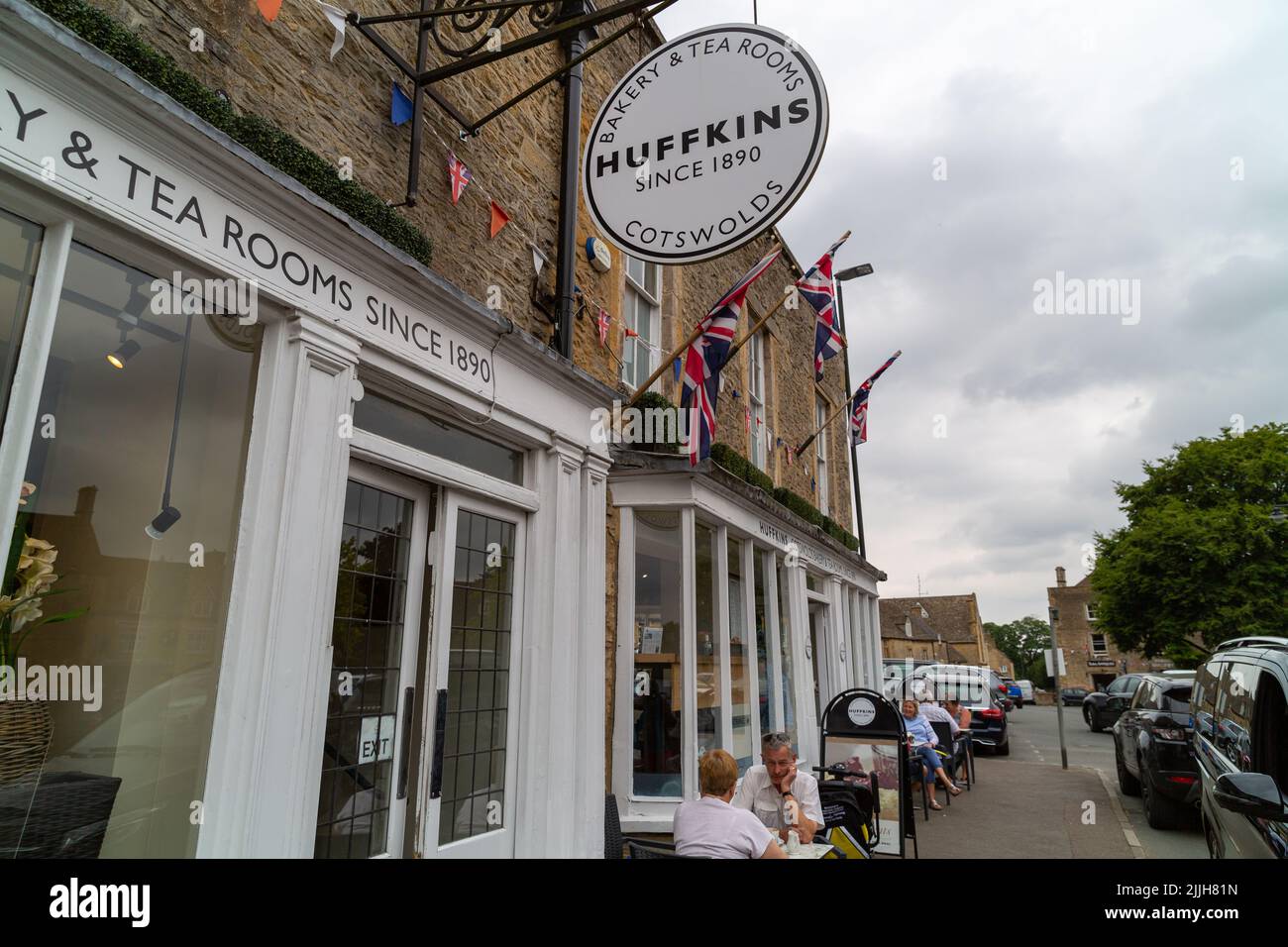 Huffkins Tea Rooms, StowontheWold, Gloucestershire, England Stock