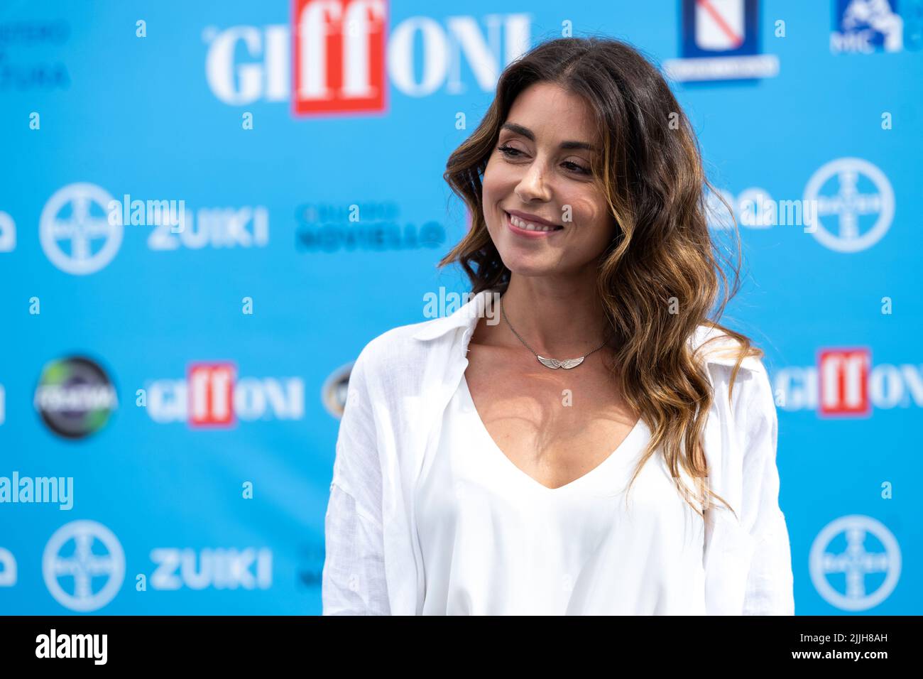 Giffoni Valle Piana, Salerno, Italy. 26th July, 2022. Italian actress