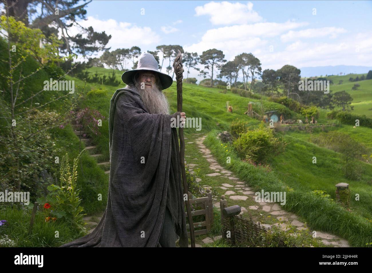 IAN MCKELLEN, THE HOBBIT: AN UNEXPECTED JOURNEY, 2012 Stock Photo