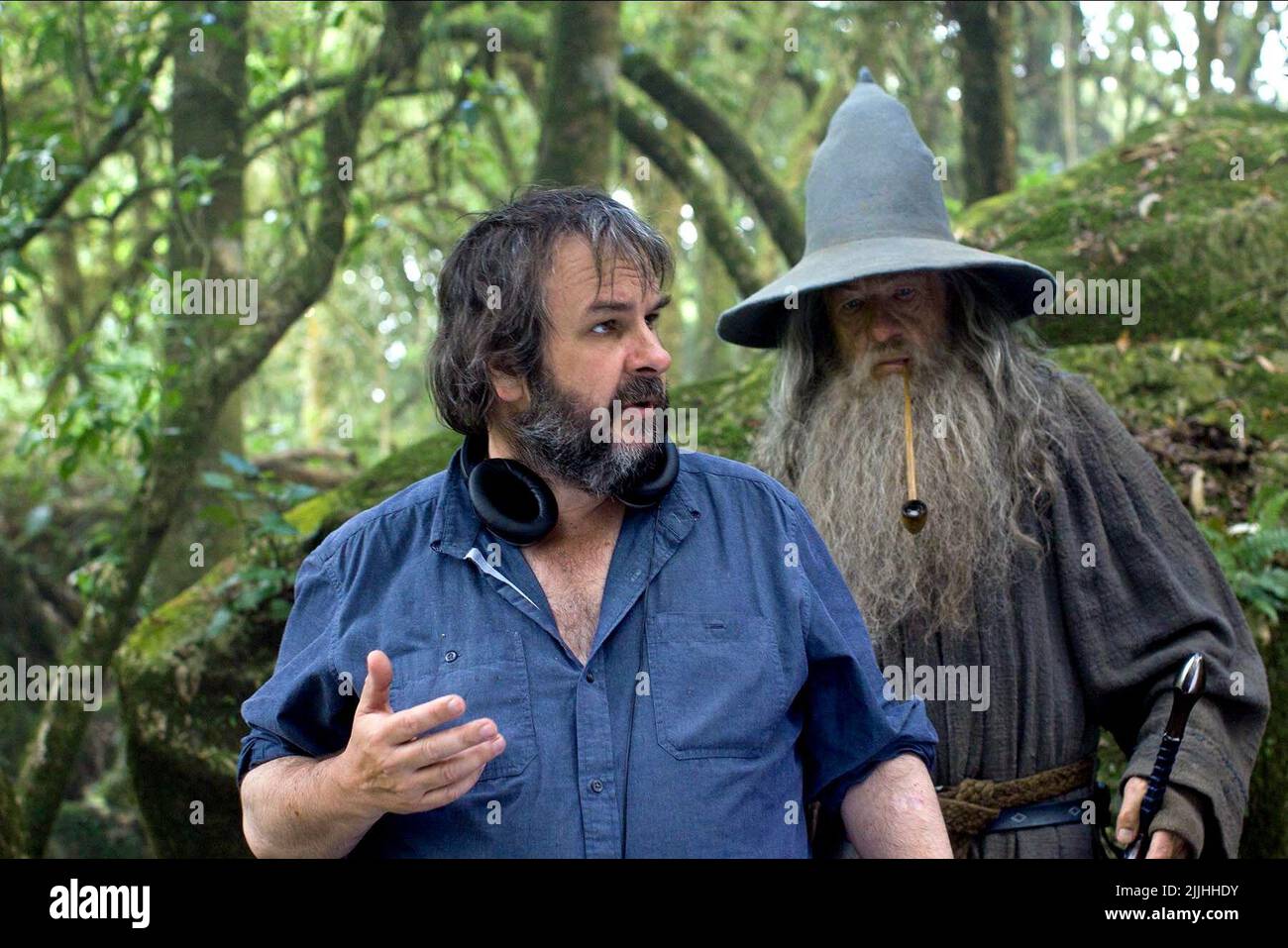 PETER JACKSON, IAN MCKELLEN, THE HOBBIT: AN UNEXPECTED JOURNEY, 2012 Stock Photo