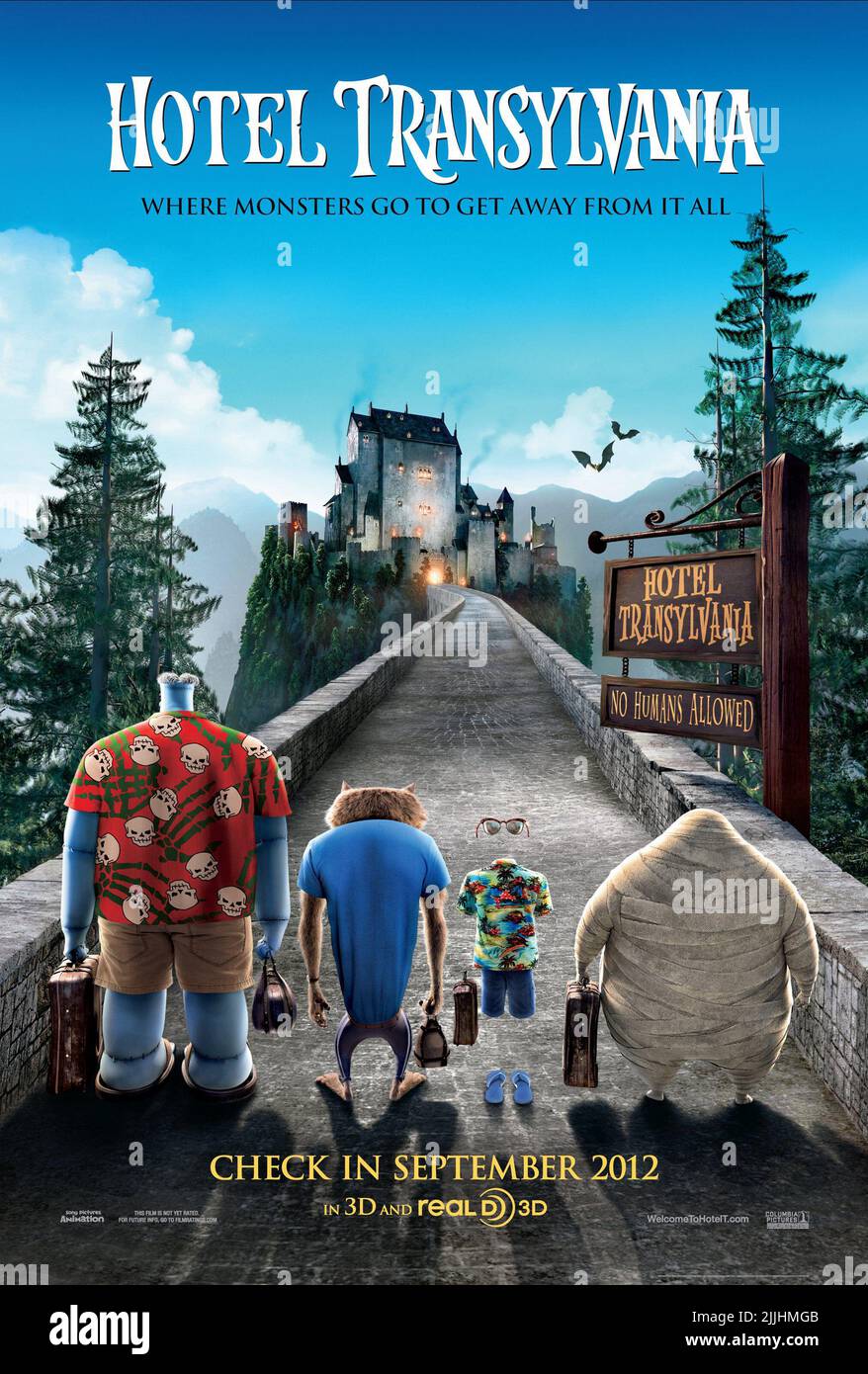 FRANK, WAYNE, GRIFFIN THE INVISIBLE MAN, MURRAY THE MUMMY, HOTEL