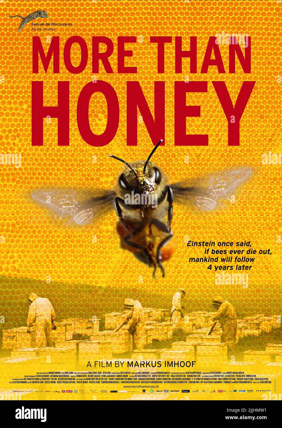 BEE MOVIE POSTER, MORE THAN HONEY, 2012 Stock Photo