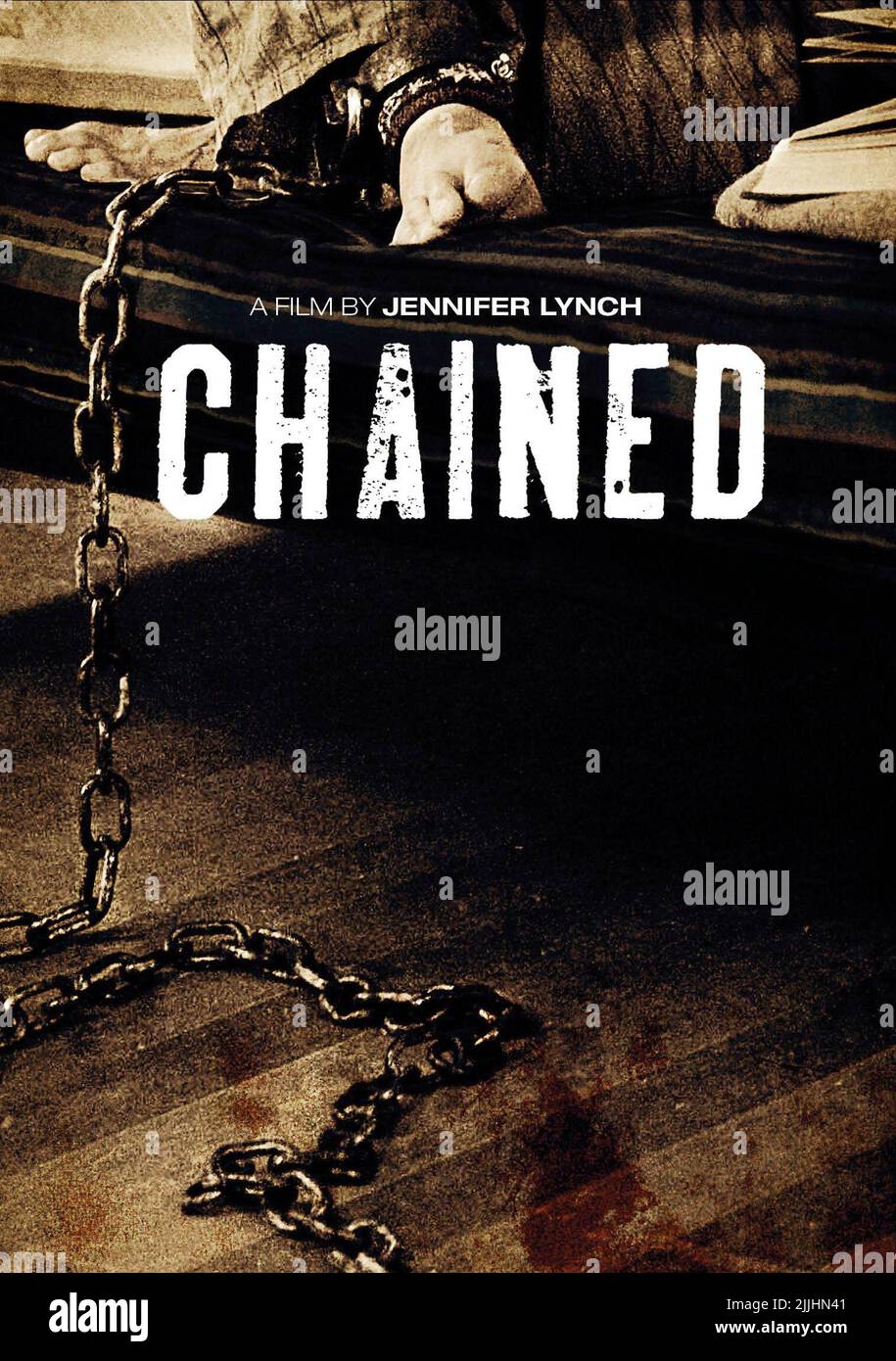 MOVIE POSTER, CHAINED, 2012 Stock Photo