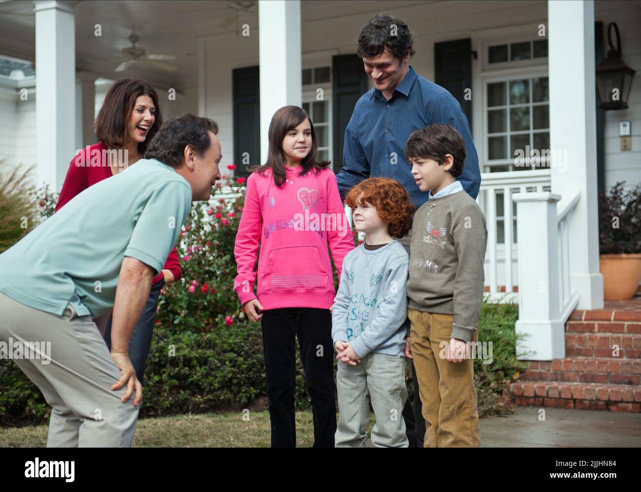 BILLY CRYSTAL, MARISA TOMEI, BAILEE MADISON, KYLE HARRISON BREITKOPF, TOM EVERETT SCOTT, JOSHUA RUSH, PARENTAL GUIDANCE, 2012 Stock Photo