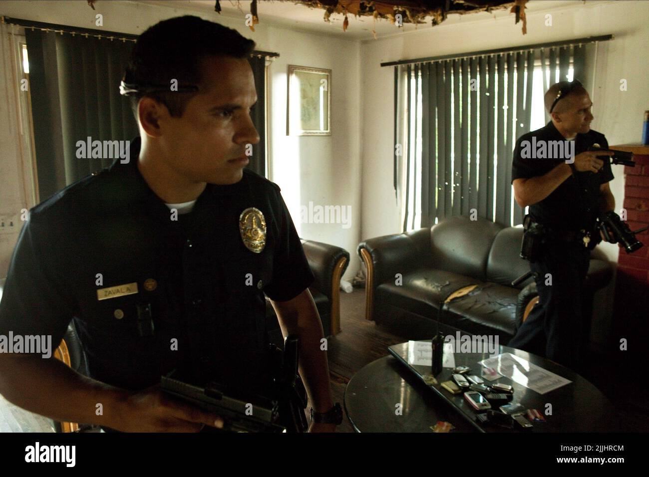 MICHAEL PENA, JAKE GYLLENHAAL, END OF WATCH, 2012 Stock Photo - Alamy