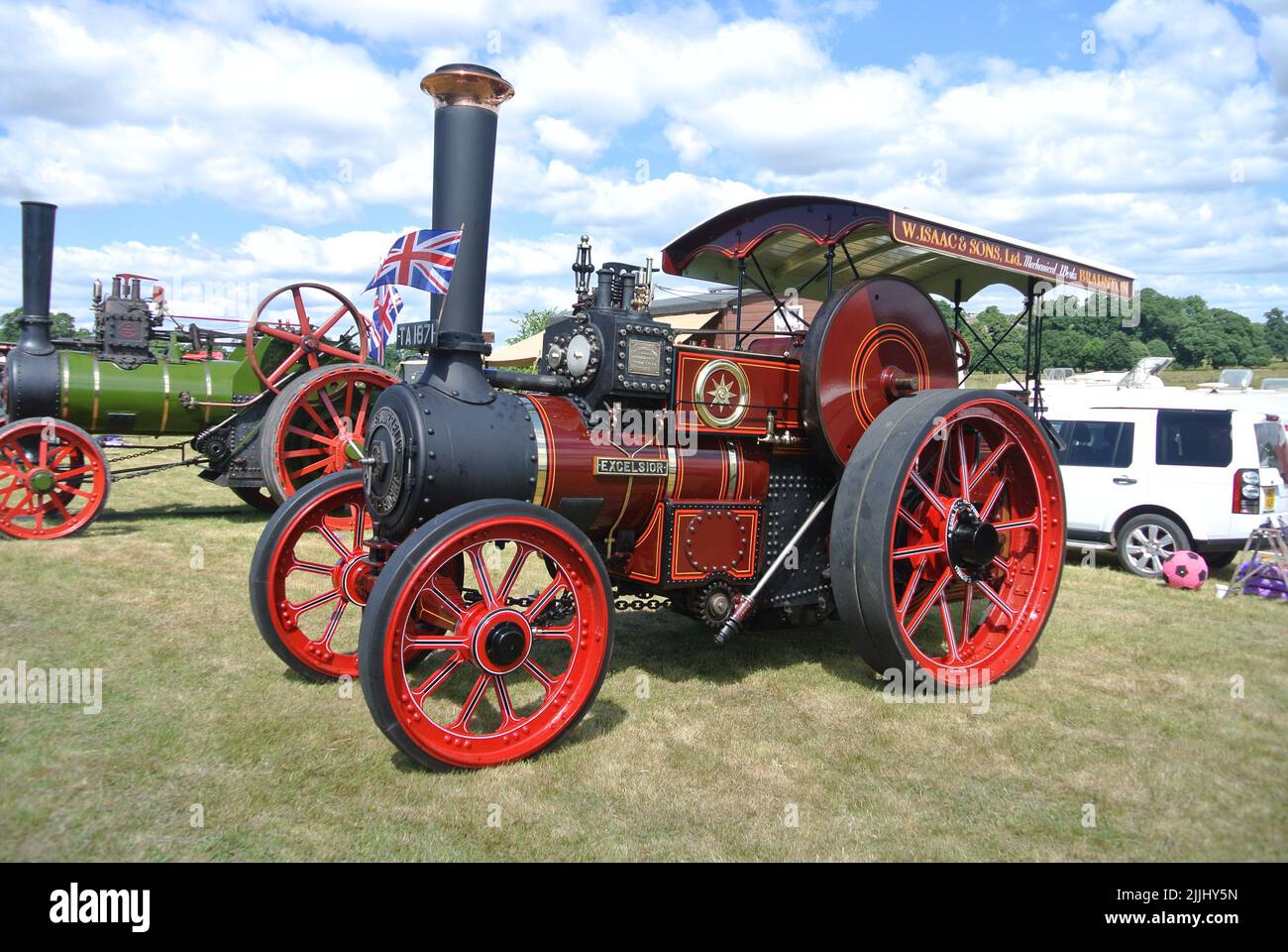 A 1921 Burrell General Purpose steam powered engine on display at the