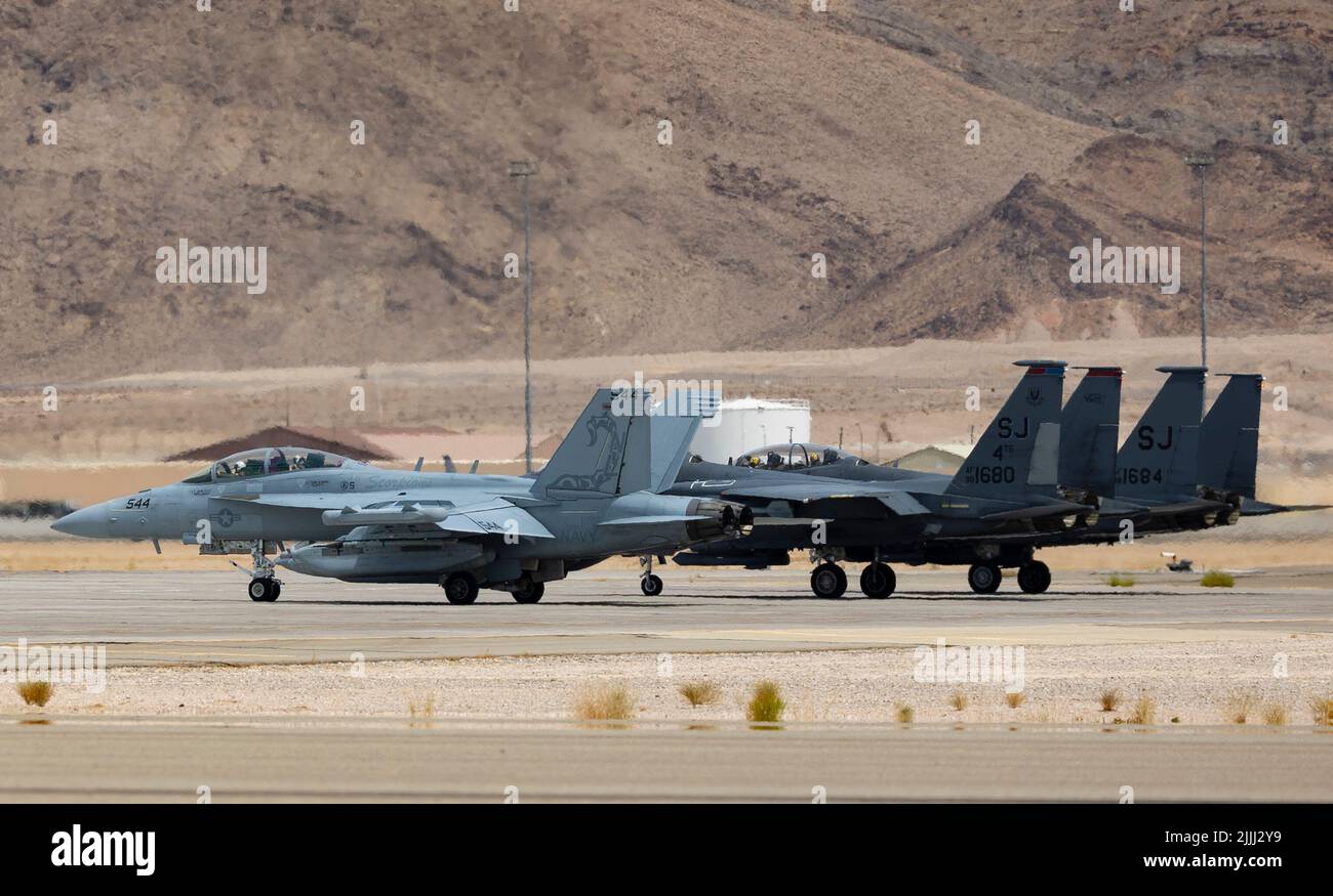 Red flag nellis 22 3 operations ea 18g hires stock photography and