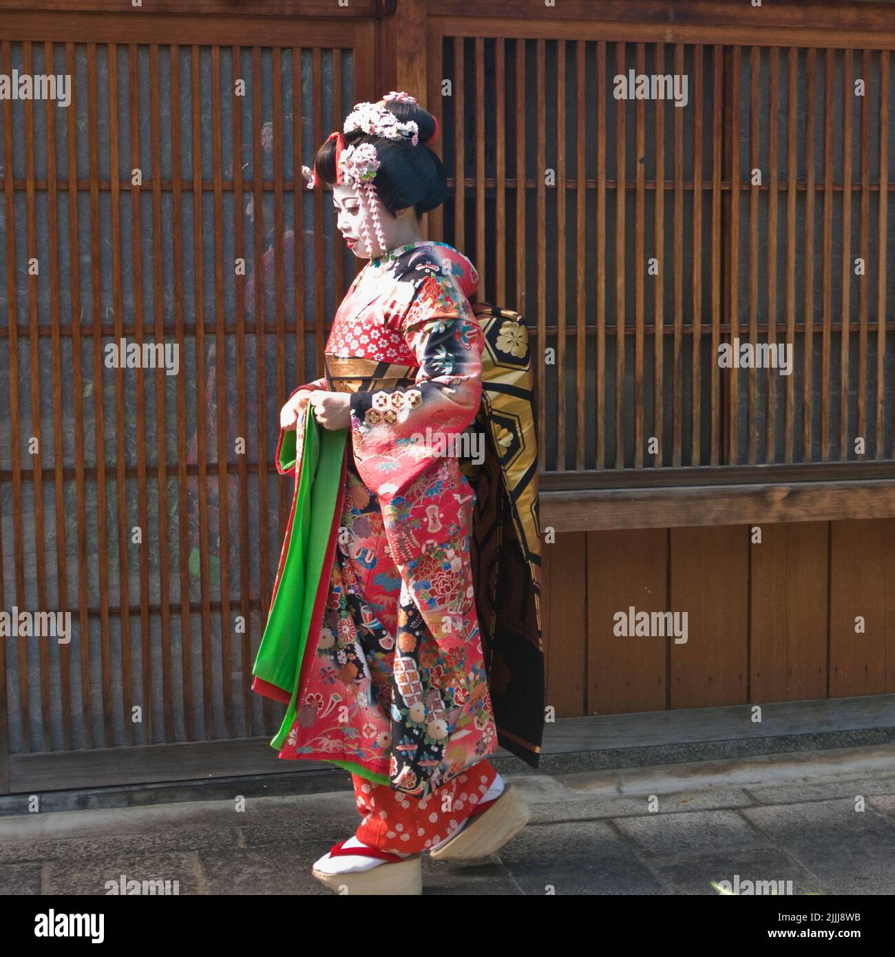 Maiko in Kyoto, Japan Stock Photo