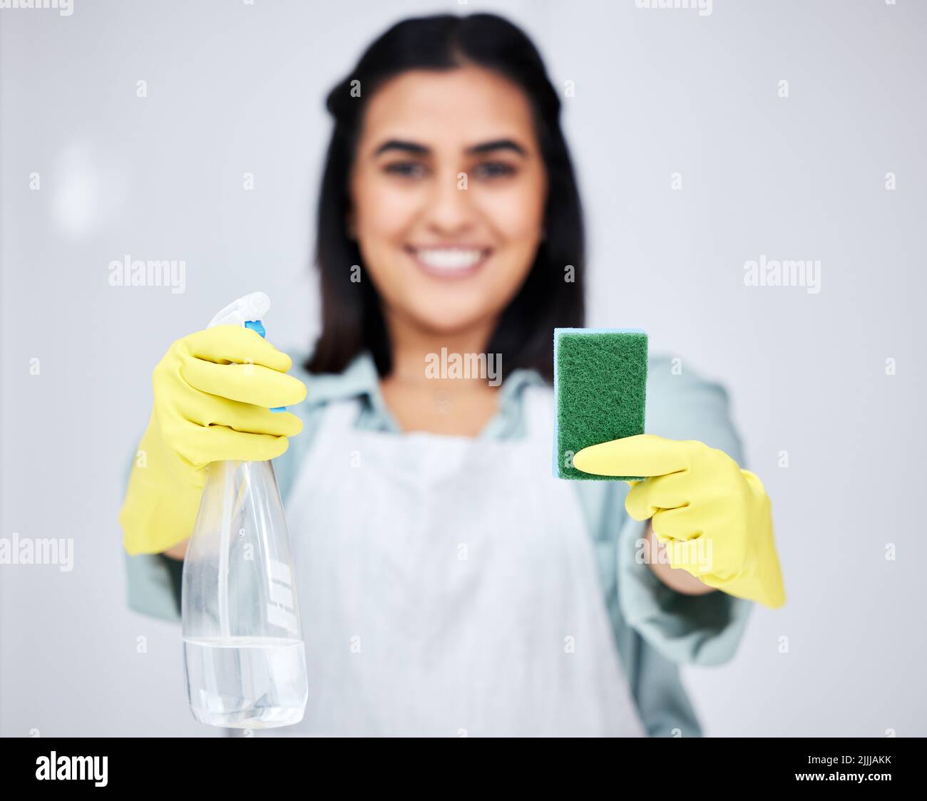 Woman holding spray bottle hires stock photography and images Alamy