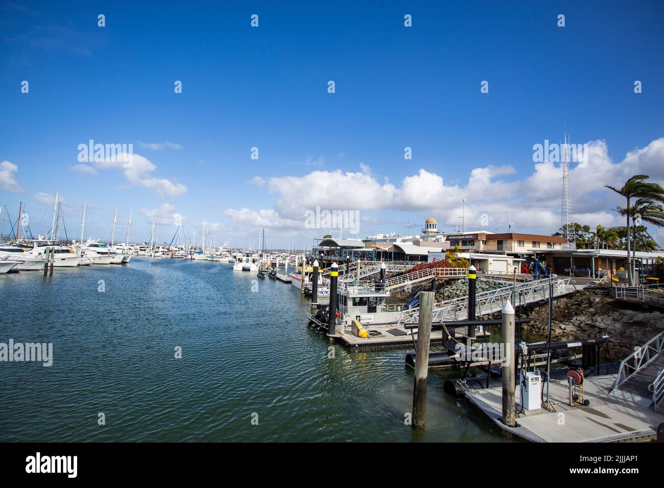 The Great Sandy Straits Marina is located at Urangan harbour in Hervey ...