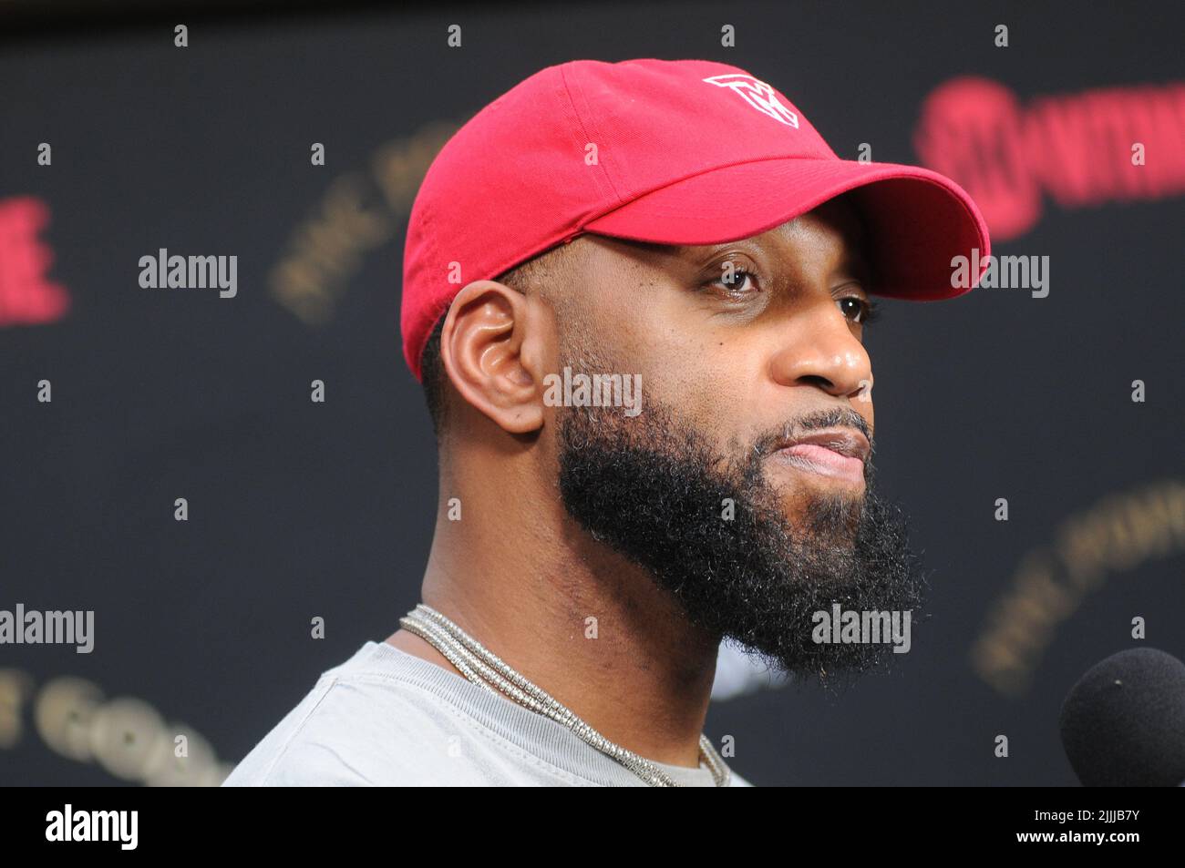 Tracy McGrady attends the 'NYC Point Gods' Film Premiere at the