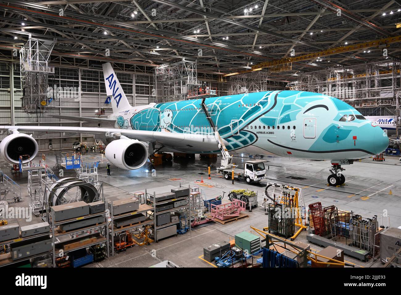 1:400 for Aviation for ANA for Airbus A380 JA383A for FLY