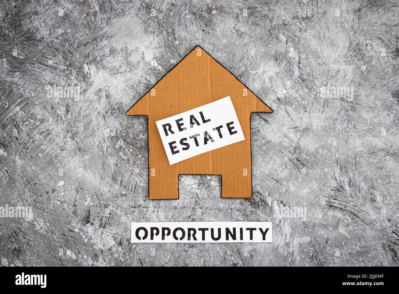 investment options and building wealth conceptual image, real estate