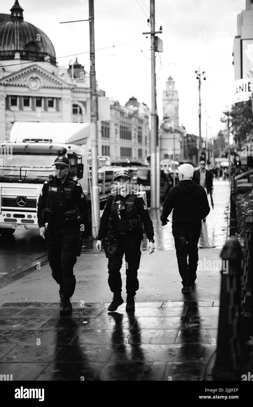 Walking to work Black and White Stock Photos & Images Alamy