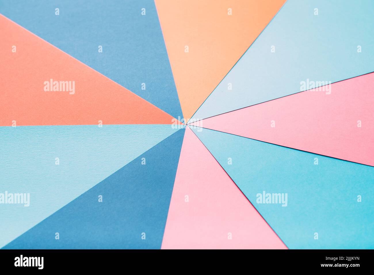 multicolor construction paper geometric pastel Stock Photo Alamy