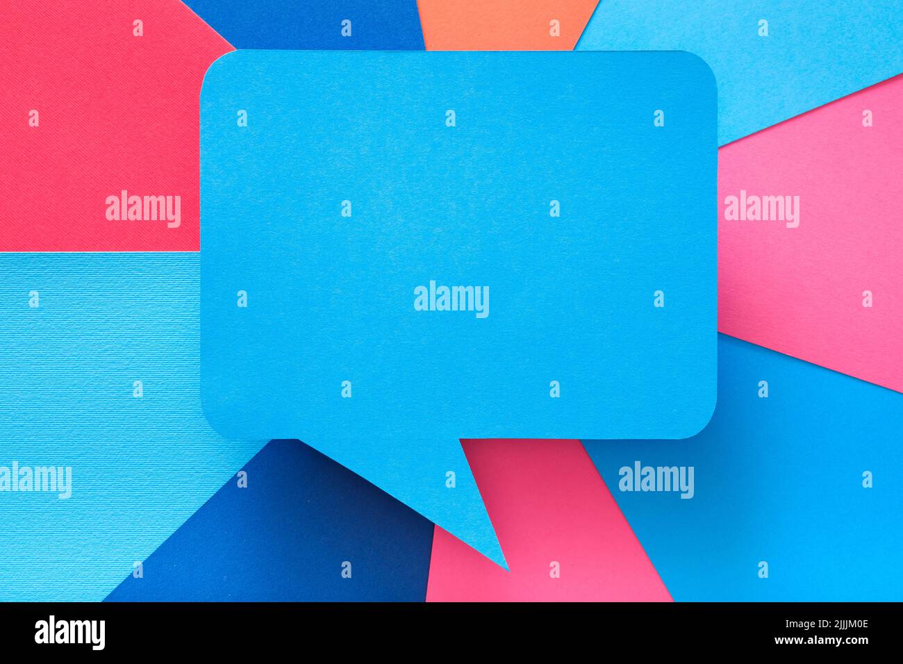 speech bubble social media communication idea Stock Photo