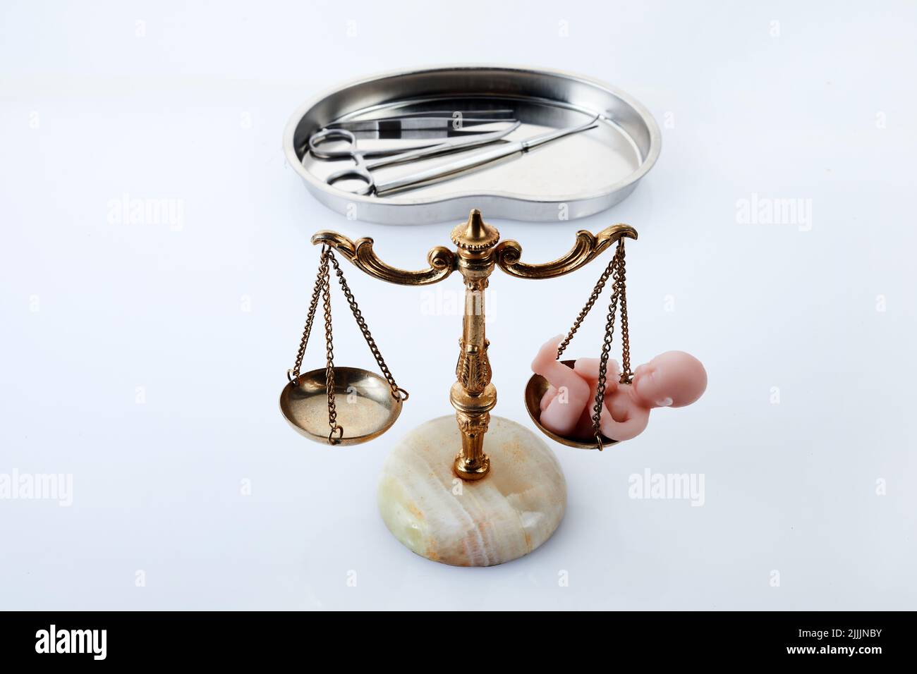 Reproduction laws and abortion or fetus rights Stock Photo